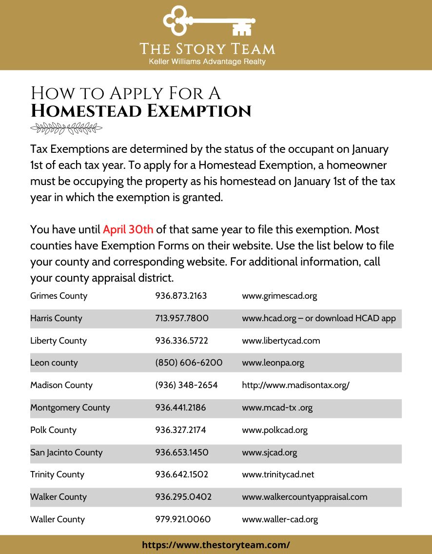 How to Apply For A Homestead Exemption